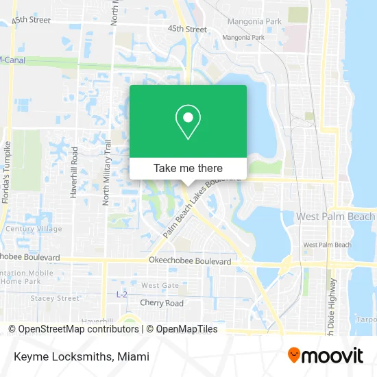 Keyme Locksmiths map