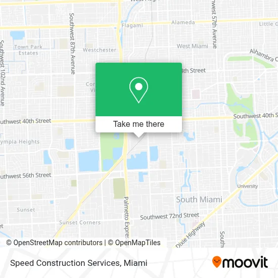 Speed Construction Services map