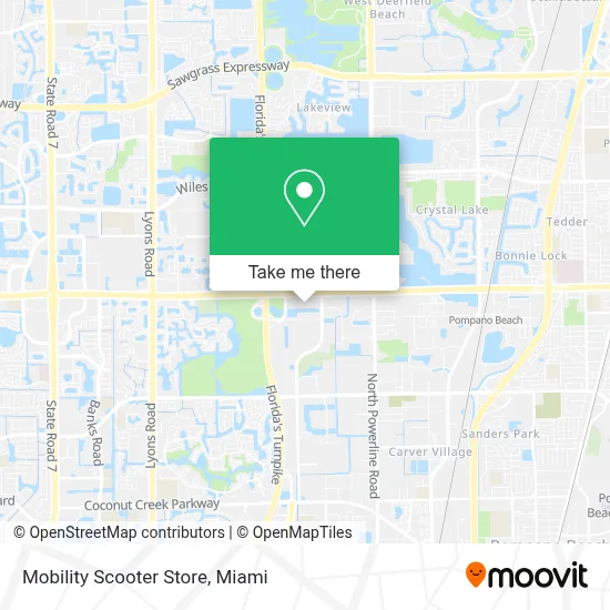 Mobility Scooter Store map