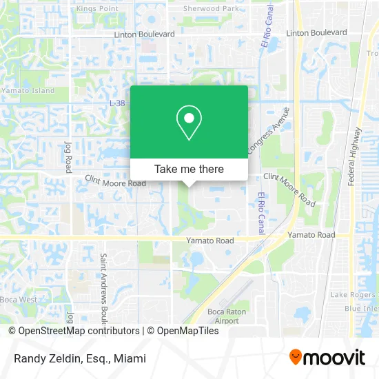 Randy Zeldin, Esq. map