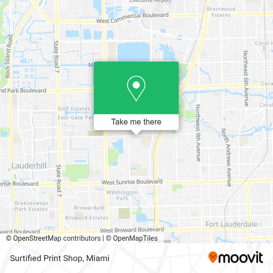 Surtified Print Shop map