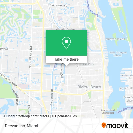 Deevan Inc map