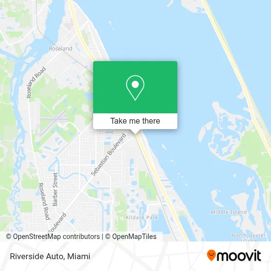 Riverside Auto map