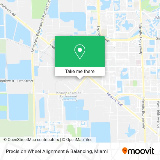 Precision Wheel Alignment & Balancing map