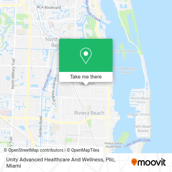 Unity Advanced Healthcare And Wellness, Pllc map