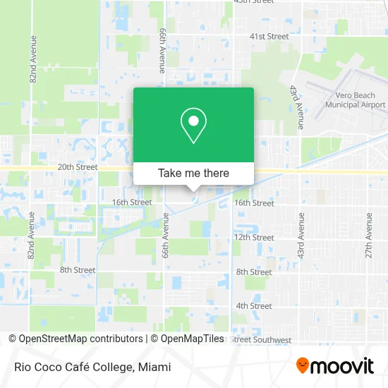 Rio Coco Café College map