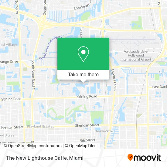 The New Lighthouse Caffe map
