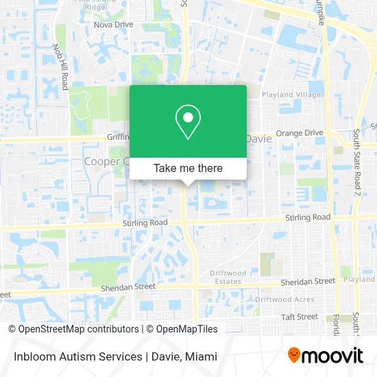 Inbloom Autism Services | Davie map