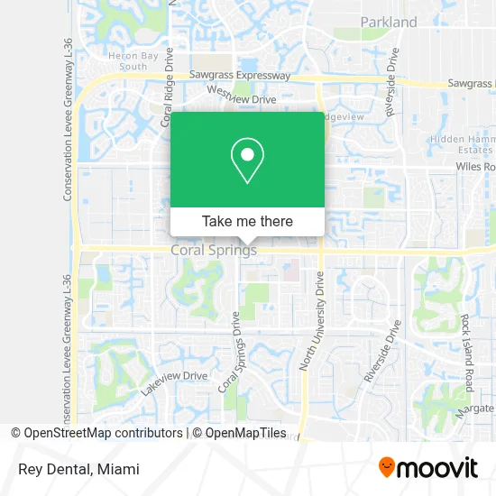 Rey Dental map