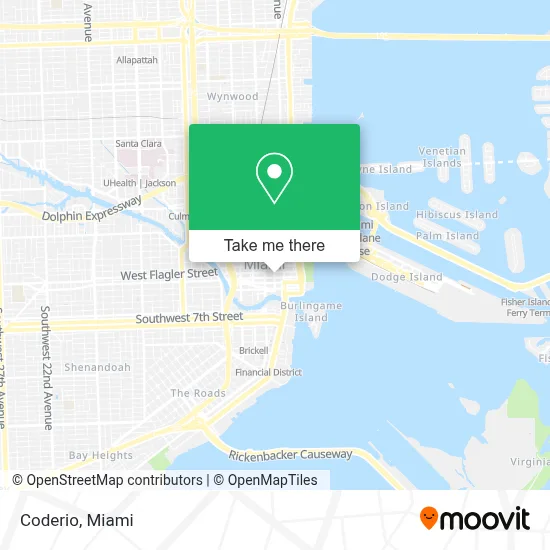 Coderio map