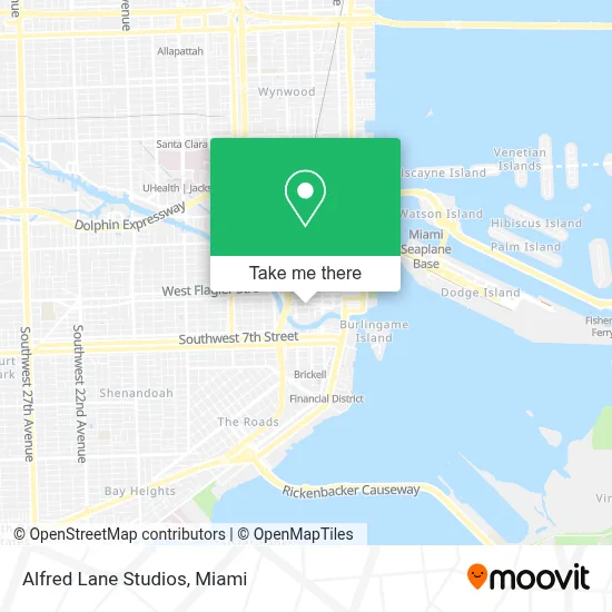 Alfred Lane Studios map