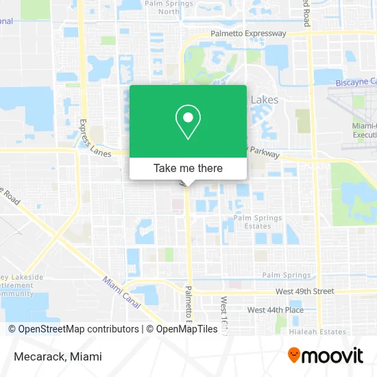 Mecarack map