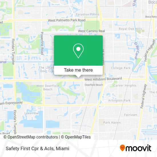 Safety First Cpr & Acls map