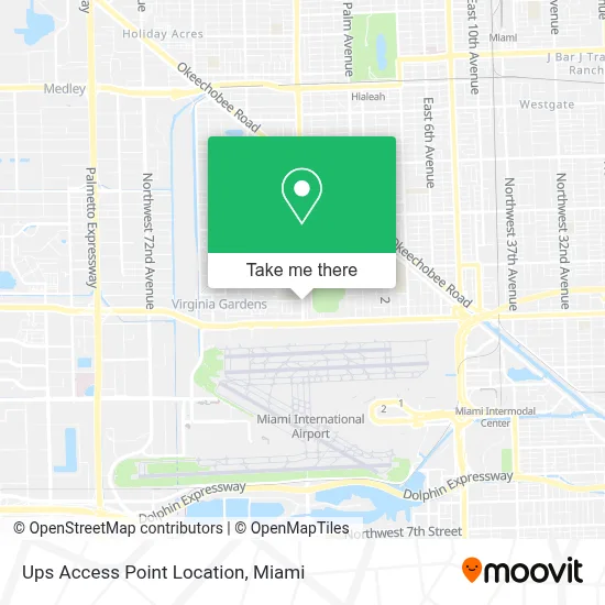 Ups Access Point Location map