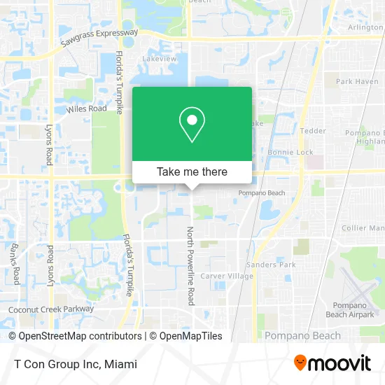 T Con Group Inc map