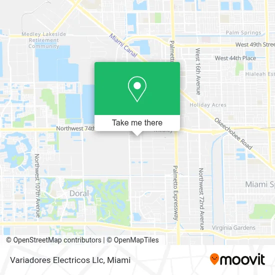 Variadores Electricos Llc map
