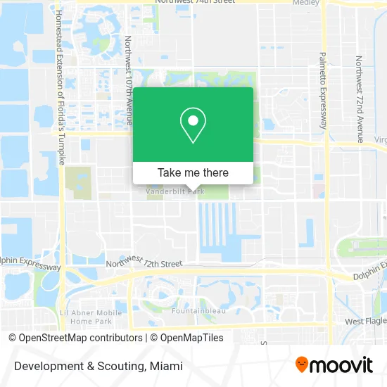 Development & Scouting map