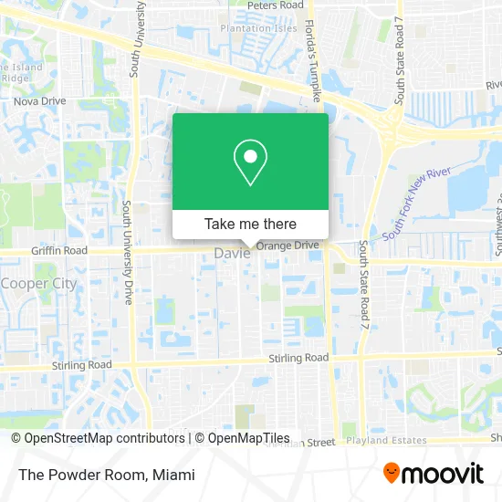 The Powder Room map
