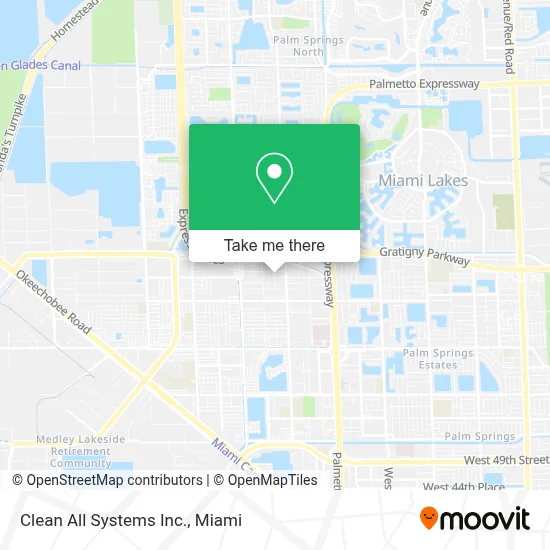 Clean All Systems Inc. map