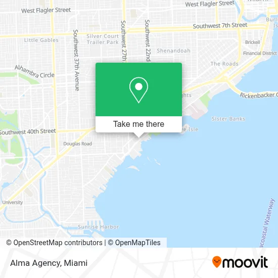Alma Agency map