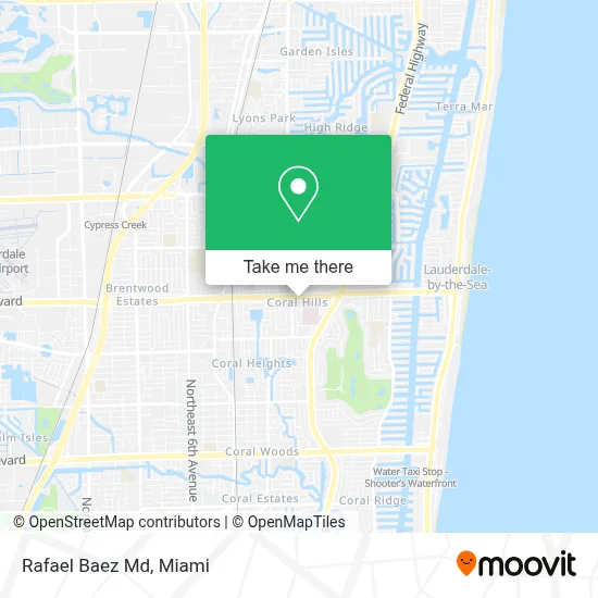 Rafael Baez Md map