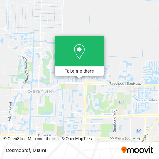Cosmoprof map