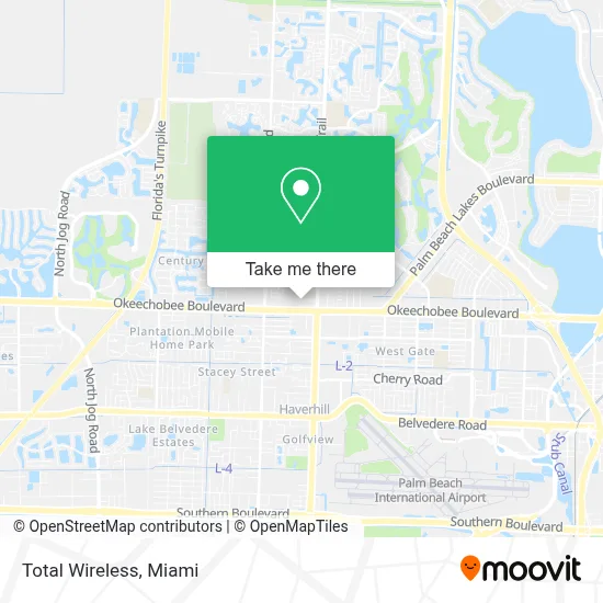 Total Wireless map