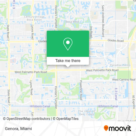 Genora map