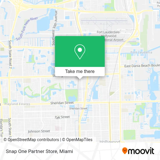 Snap One Partner Store map