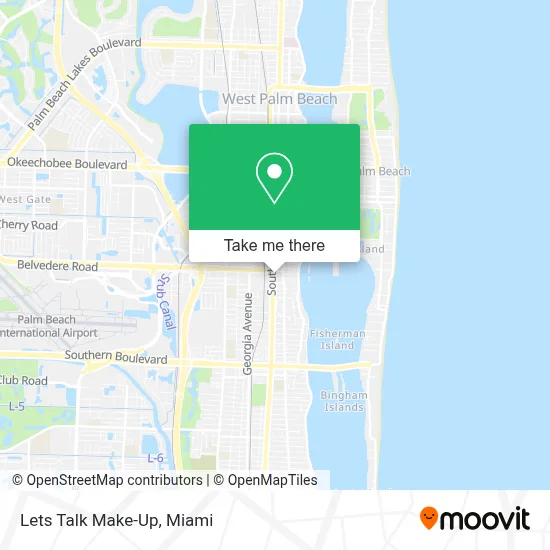 Lets Talk Make-Up map