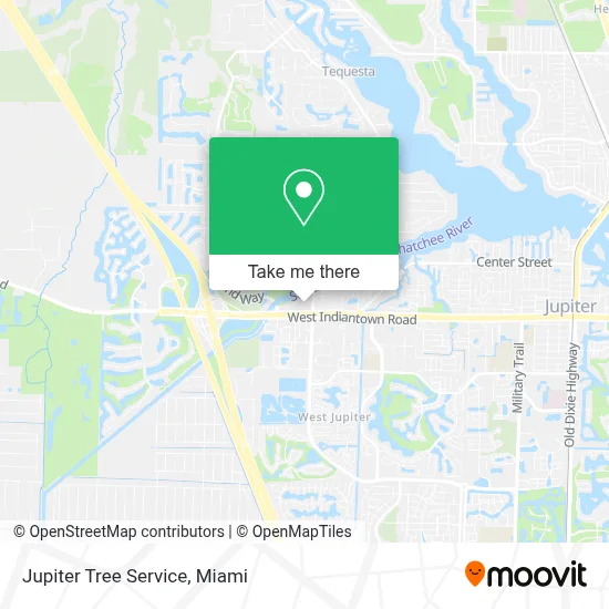 Jupiter Tree Service map