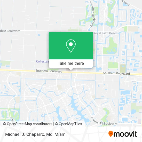 Michael J. Chaparro, Md map