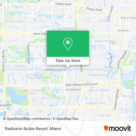 Radisson Aruba Resort map