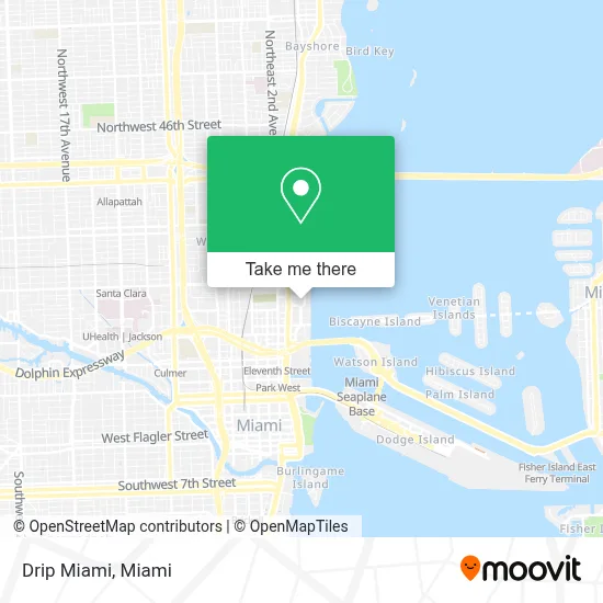 Drip Miami map