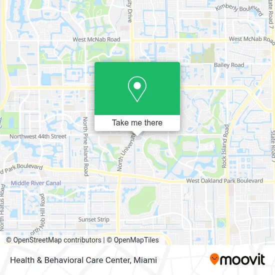 Health & Behavioral Care Center map