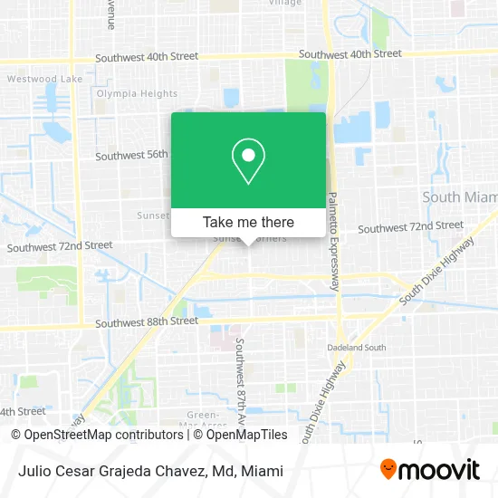 Julio Cesar Grajeda Chavez, Md map