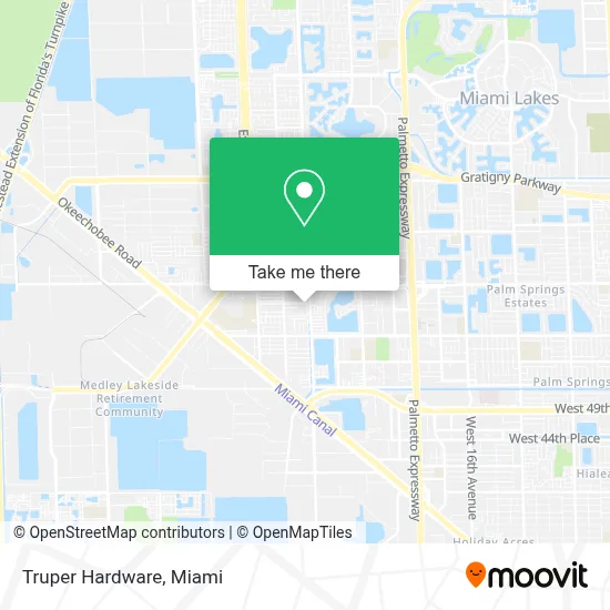Truper Hardware map