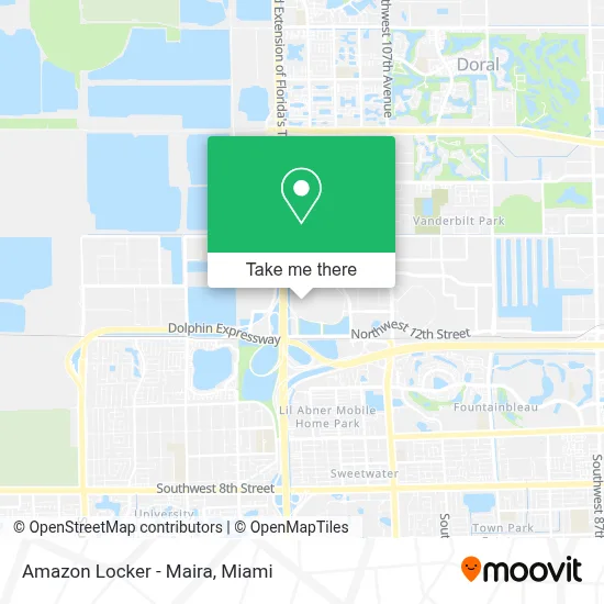 Amazon Locker - Maira map