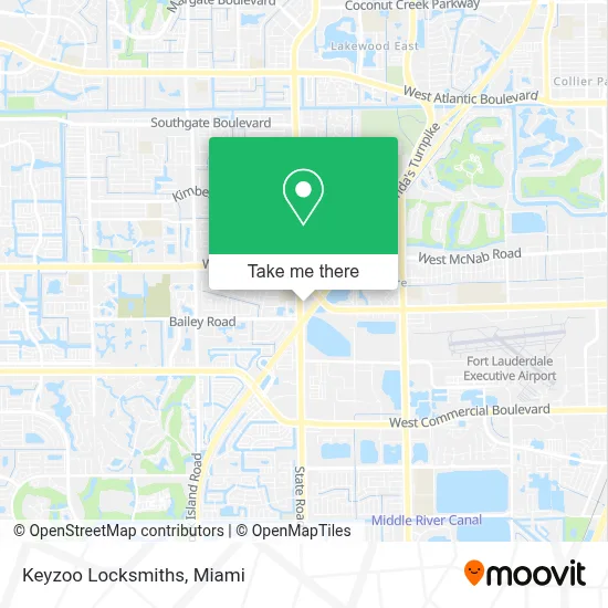 Keyzoo Locksmiths map