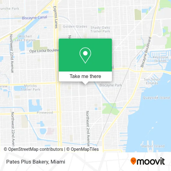Pates Plus Bakery map