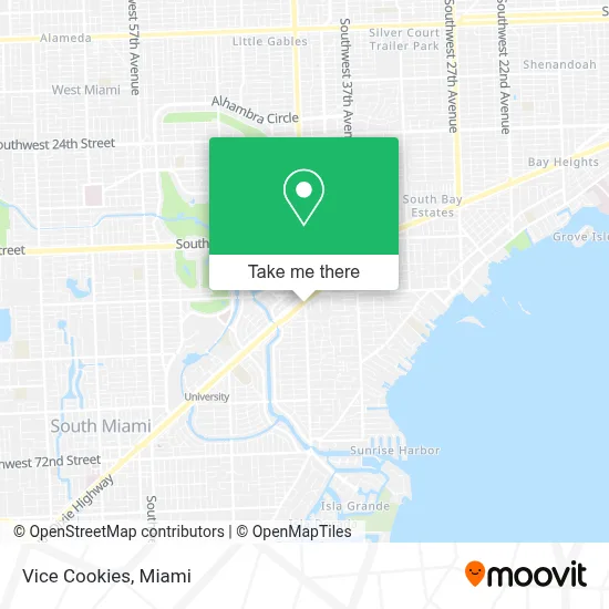 Vice Cookies map