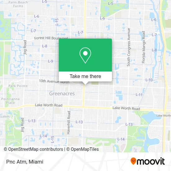 Pnc Atm map