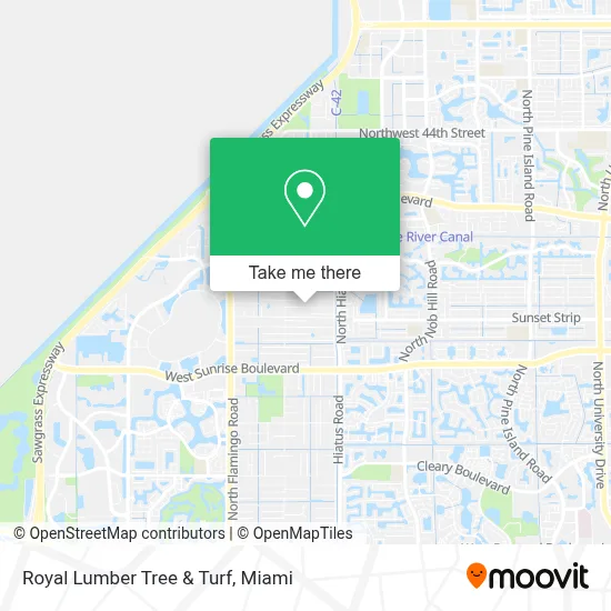 Royal Lumber Tree & Turf map