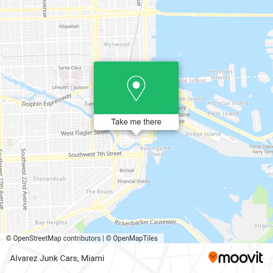 Alvarez Junk Cars map