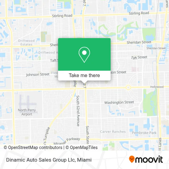 Dinamic Auto Sales Group Llc map