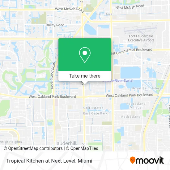 Tropical Kitchen at Next Level map