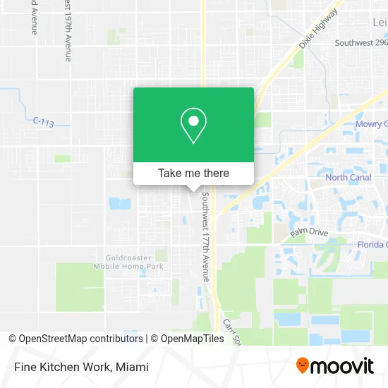 Fine Kitchen Work map