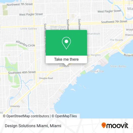 Design Solutions Miami map