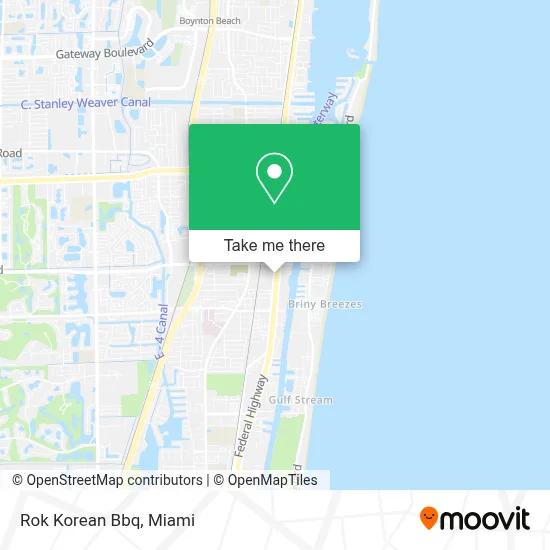 Rok Korean Bbq map