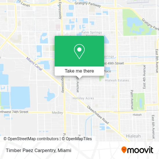 Timber Paez Carpentry map